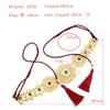 Exquisite Hand-woven Women's Rope Belt Waist Chain Wedding Jewelry Belt Robe Accessories