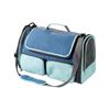 Portable Foldable Pet Carrier Bag for Small Dogs and Cats with Multiple Pockets and Adjustable Shoulder Strap for Travel and Car Use
