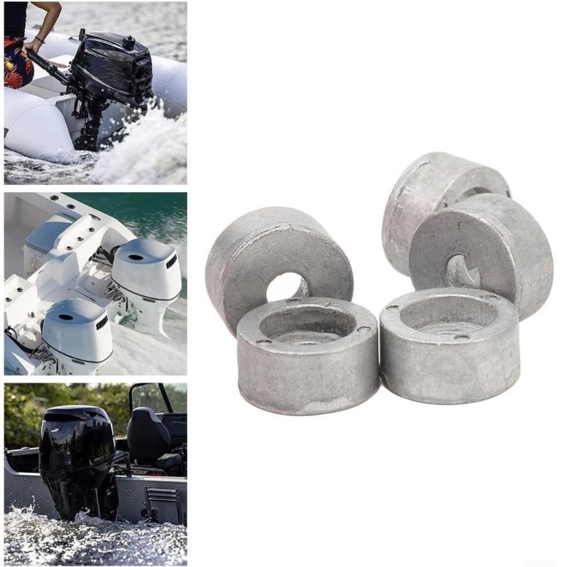 55321-87J01 55321-87J00 Zinc Sacrificial Anode for Marine Outboard Motors 4T 9.9L 300HP Saltwater Freshwater Use 5Pcs