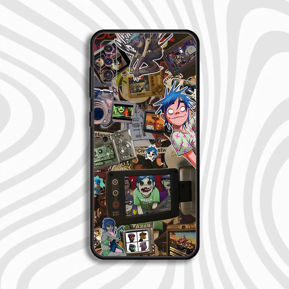 

G-Gorillaz 2-D Murdoc Noodle Phone Case For Samsung S10,S21,FE,S21,Note 20,S26,S25,S24,S23,Ultra,S9,S22,Plus Silicone Black Case SamsungS22ULTRA5G