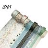 Repositionable Tape 10 Rolls Metallic Foil Washi Tape, Decorative Masking Tapes for Junk DIY Craft Journal Supplies, Arts, Crafts, Planners,