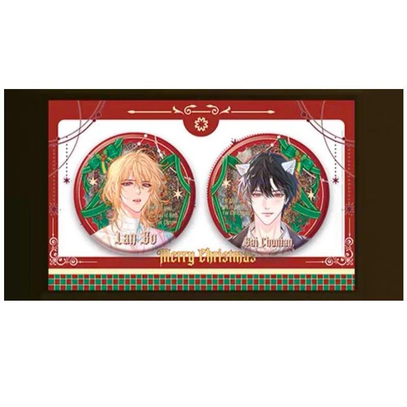 Christmas Only | Littile Mushroom & The Falling Merman Badge Set Christmas Limited Edition