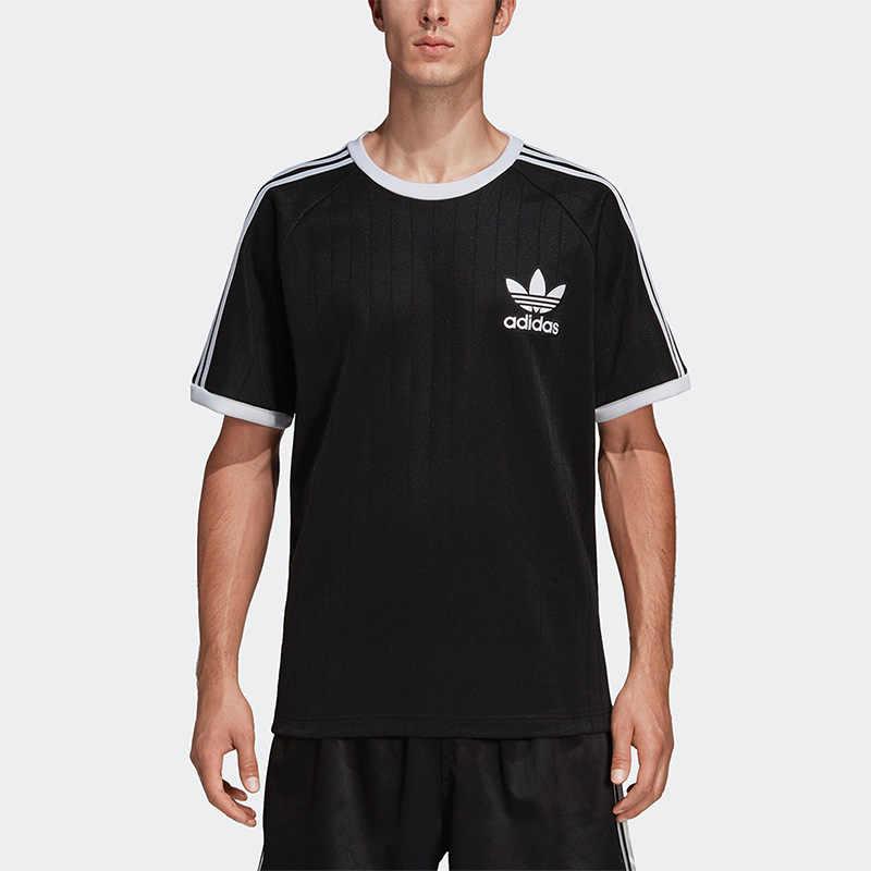 Adidas Originals Trefoil Baseball Tee Men Tops Black DV1621