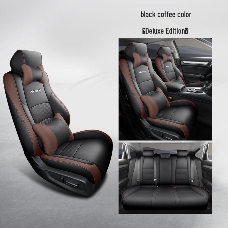 Accord Tenth Gen Leather Seat Cushion - Universal Fit, Four Seasons, Five-Seat.