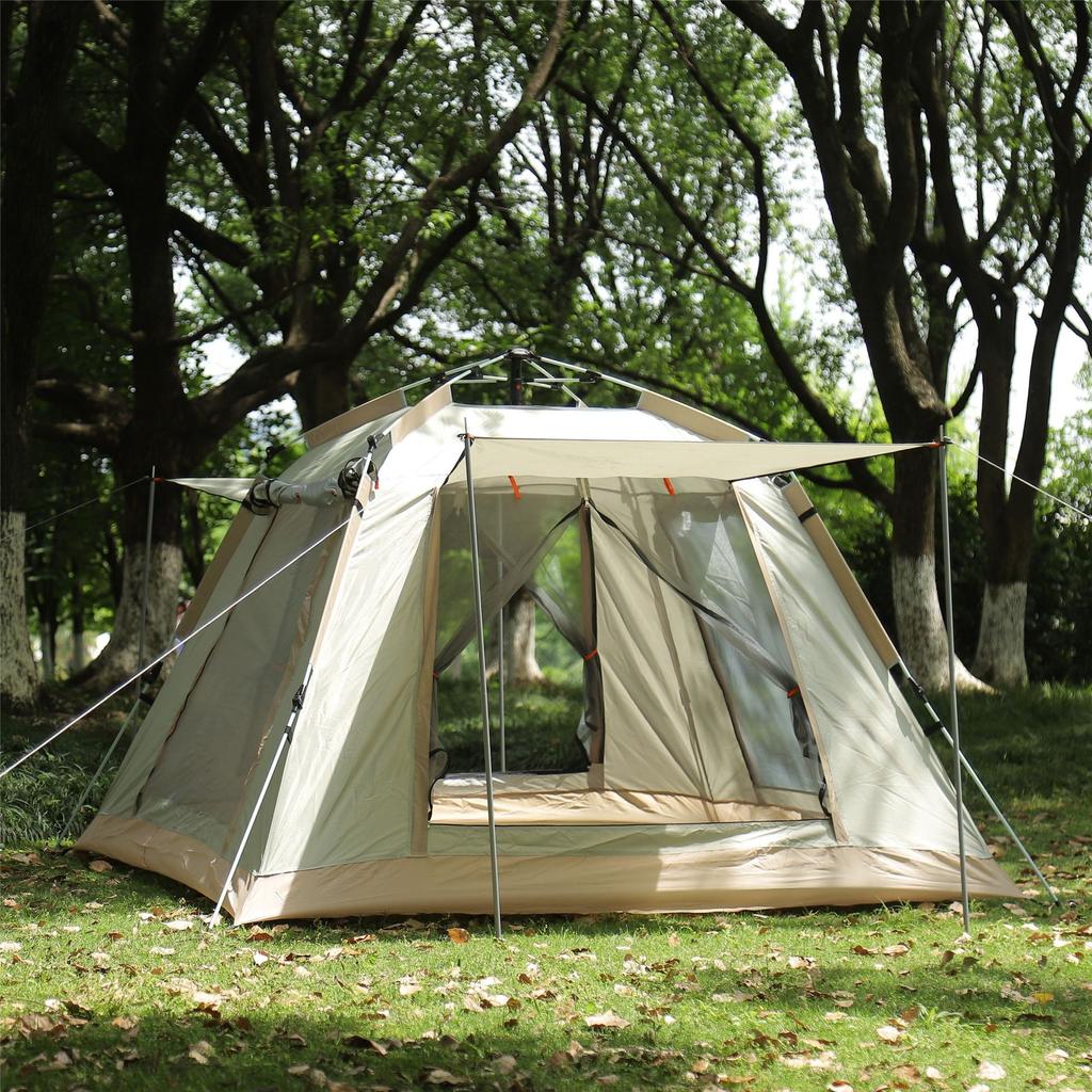 Outdoor Four-Side Tent Family Super Lightweight Automatic Quickly Open Outdoor Tent Beach Camping Tent