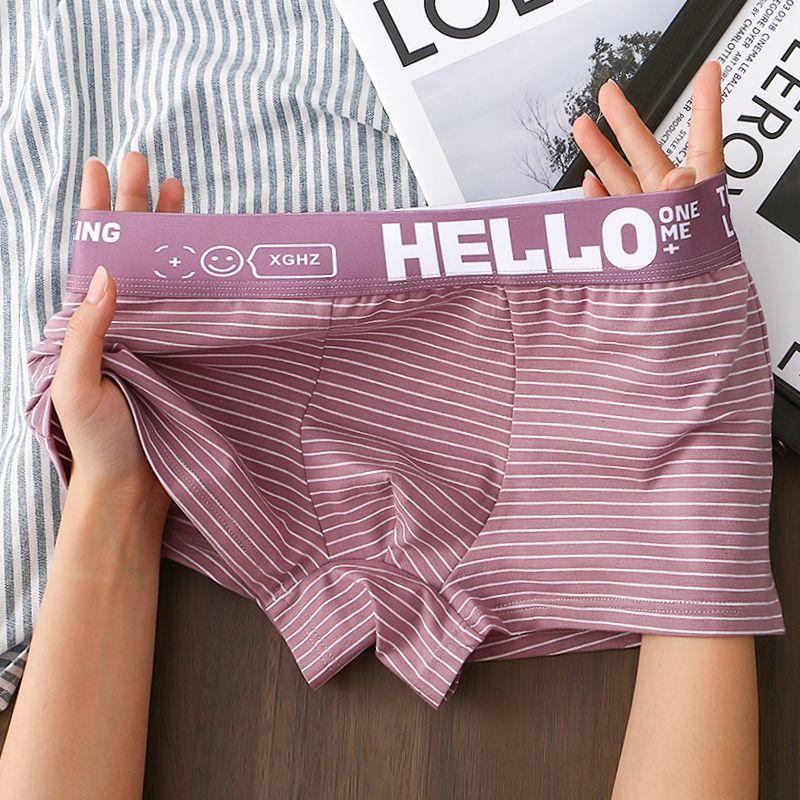 

Мужские однотонные удобные дышащие трусы-боксеры мягкие приятные для кожи трусы-боксеры со средней посадкой молодежные шорты M розовый