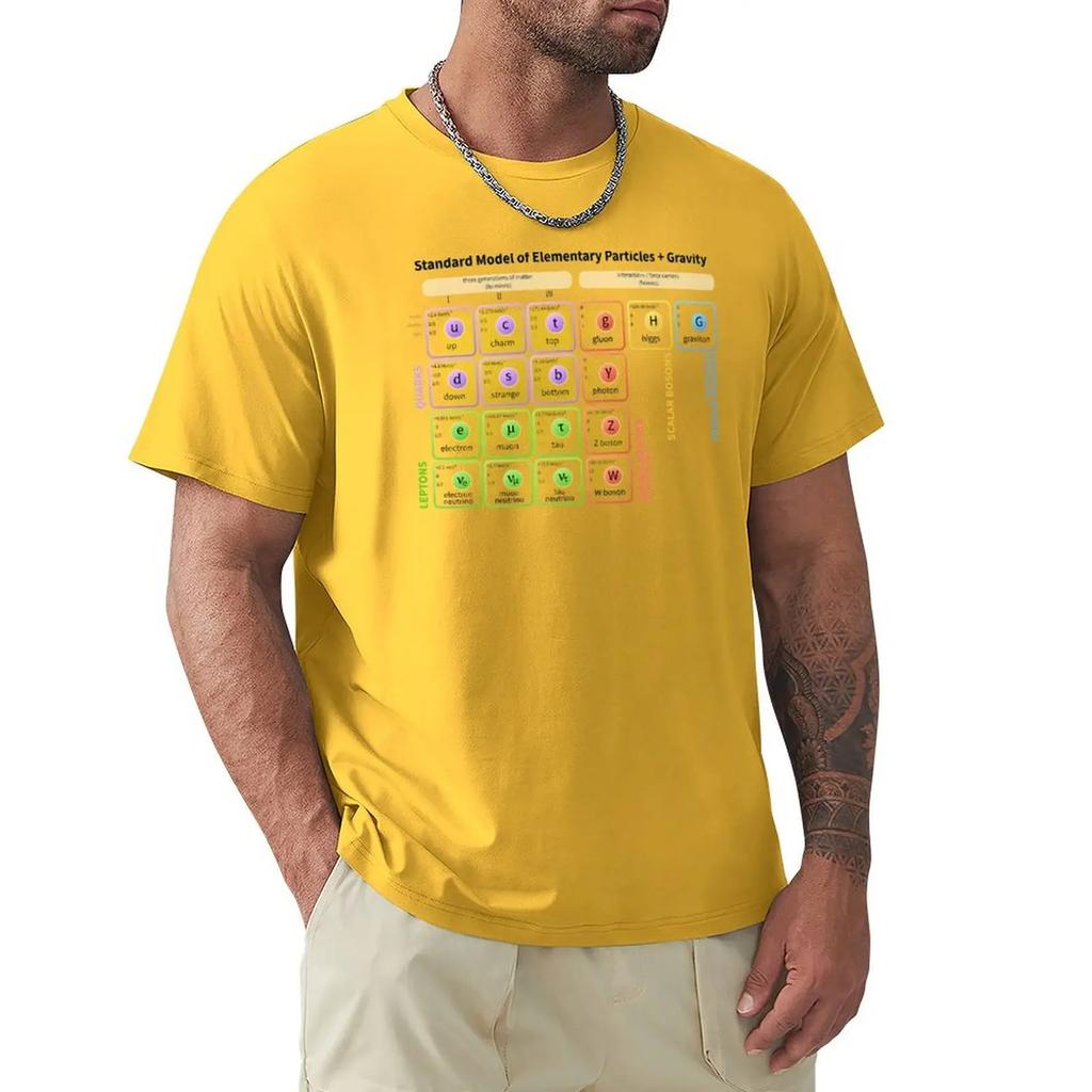 The Standard Model of Particle Physics TShirt Basketball Graphic Tees Hippie Clothes Heavy Weight T Shirts for Unisex