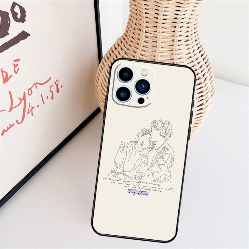 Young Royals Simon and Wilhelm Funda For iPhone 16 15 Pro 14 Pro Max Plus 11 13 12 Mini X XS XR Phone Case