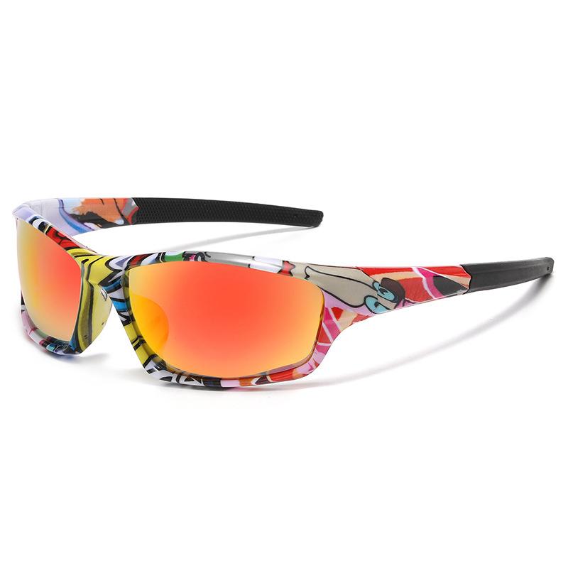 UV Protection Outdoor Cycling Windproof Sports Sun Glasses Glasses Box Camouflage Cycling Sunglasses Driving Eyeglasses 620