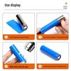 Blauer PVC Schrumpfschlauch 18650 Batterie Isolierschlauch, Flammhemmend