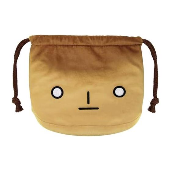 Plush toy face drawstring bag Kogepan