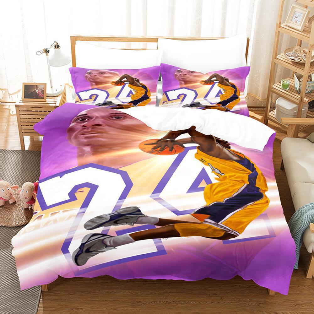 Basketball Digital Printing Bedding Three-Piece Microfiber Polyester Cotton Duvet