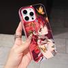 HSR Himeko Jelly Double layer Rose Red Mobile Phone Case for iPhone 17 16 15 14 13 12 11 Air Pro Max Plus Protective