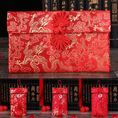 Brocade Tassel Chinese Style Lucky Money Bag Red Envelope Happy New Year Pocket