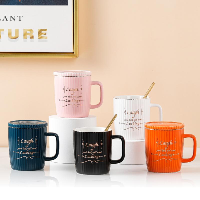 Creative Simple Ceramic Cup Ins Style Mug Coffee Cup Gift Box