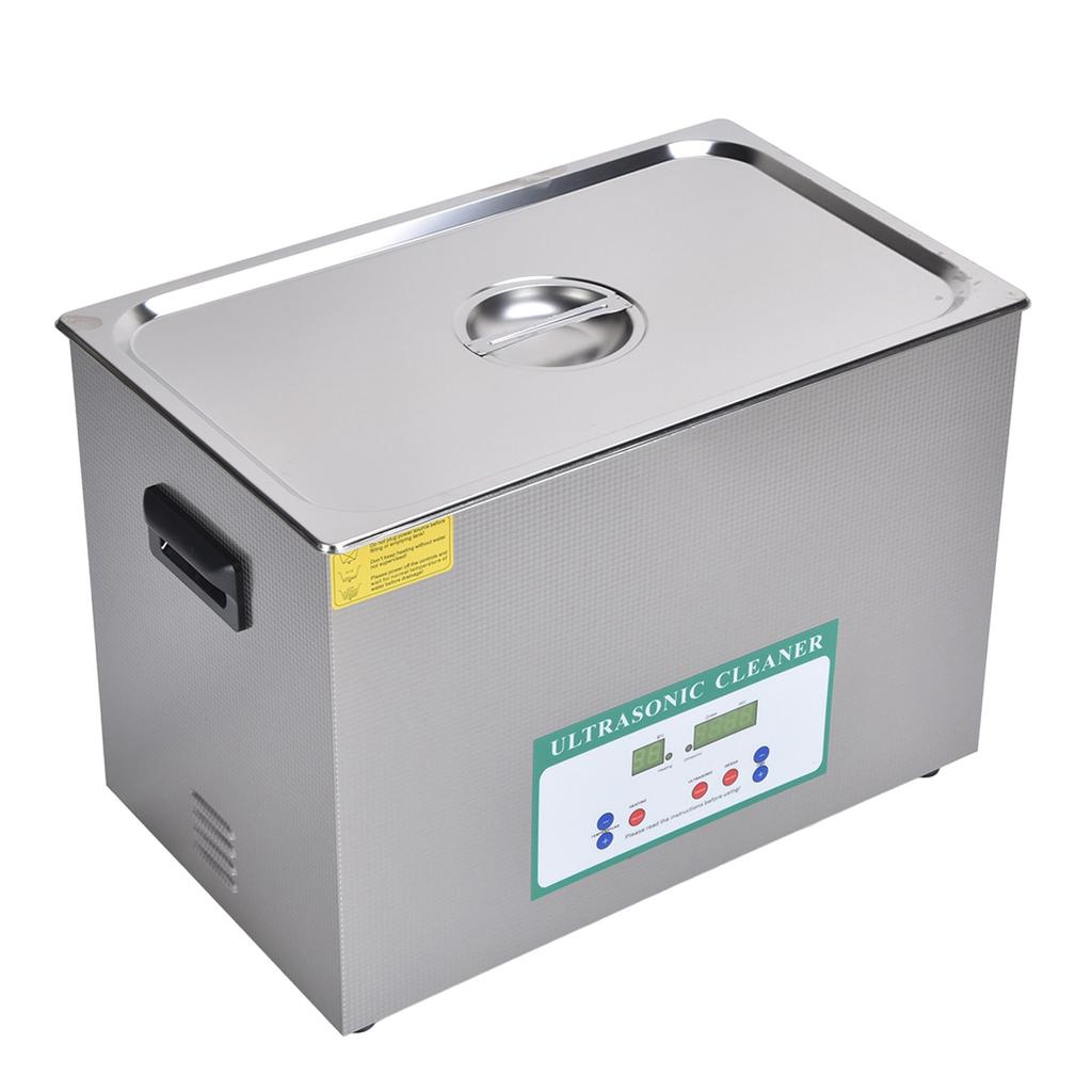 Ultrasonic Cleaner 30L 600W Large Ultra Sonic Tank Bath Cleaning Machine Timer DK‑1030HTDUK Plug 200‑240V 50Hz