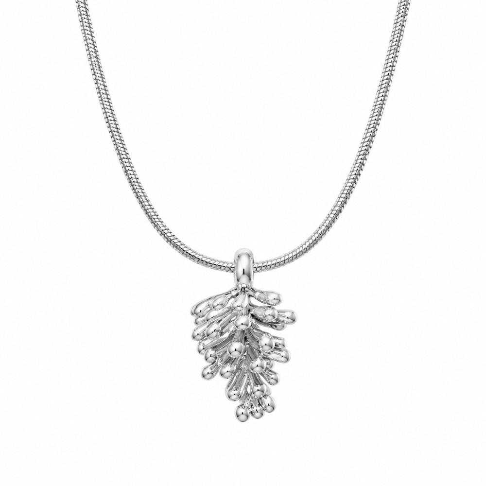Snake Bone Chain Pinecone Necklace Jewelry Adjustable Length Geometric Necklace Women