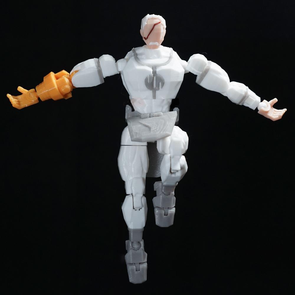3D-gedruckte Unbesiegbare Spielzeug Actionfiguren Anime Modell Glücksbringer 13 Superhelden Mark Thragg Mehrgelenkiges Spielzeug Ornamente Geschenke