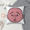 Karl Pilkington Face Square Pillowcase Polyester Linen Velvet Printed Zip Decor Car Cushion Cover 18"