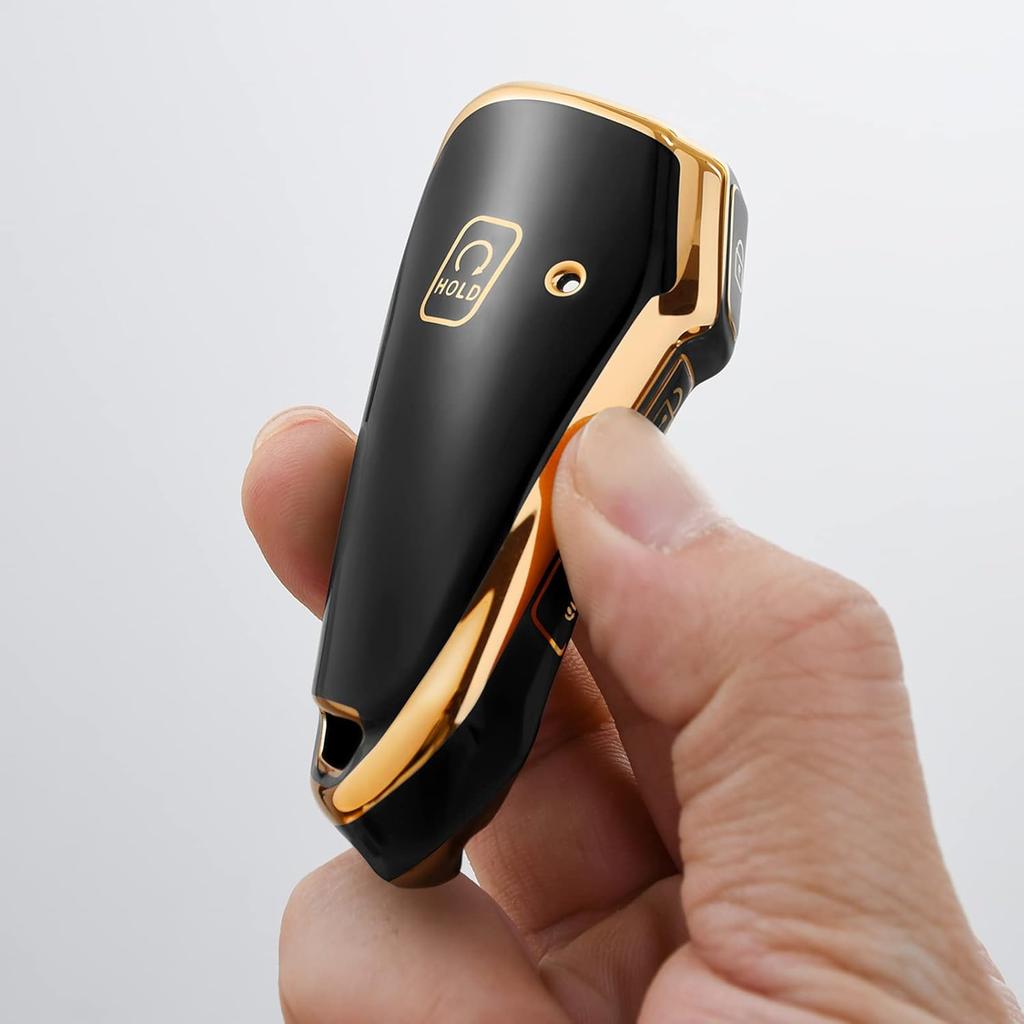 ELOHEI Key Fob Cover for Kia, Key Fob Case Accessories for 2019-2022 Kia Soul Forte Telluride K5/K3 Seltos NIRO Sportage Sorento Premium Soft TPU 360
