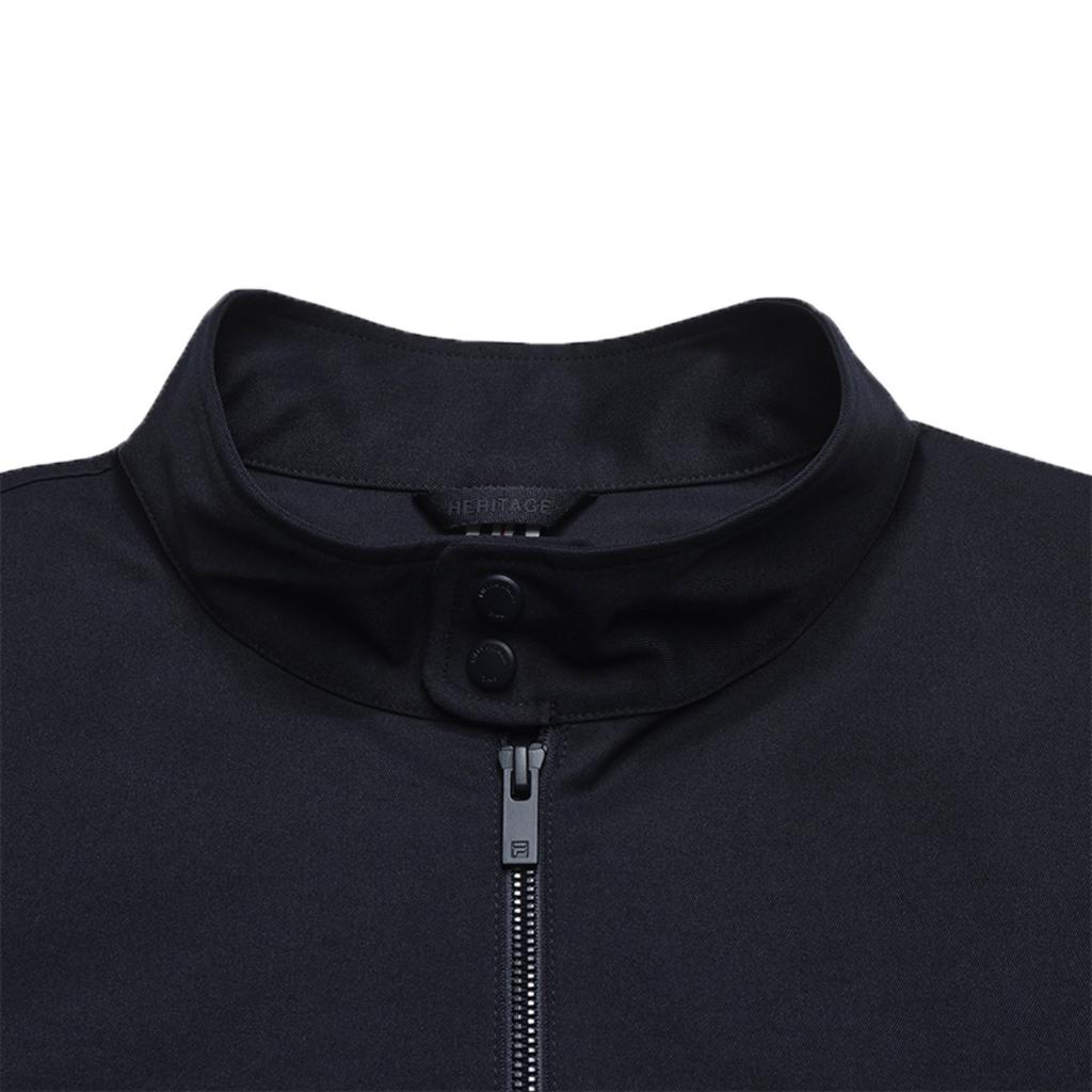 FILA Heritage Fashion Simple Basic Classic Retro Sports Casual Comfortable Versatile Woven Jacket Men jackets Legendary-Blue F11M618701FNV