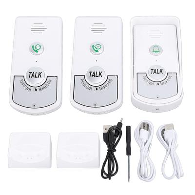 2 Way Voice Intercom Doorbell Home Wireless Doorbell Intercom Kit Indoor Outdoor Interphone System