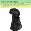 Seidiges Durag-Set für Männer und Frauen, Premium-Satin-Deluxe-Durag schwarz