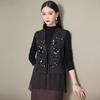 Hangyige Neo-Chinese Floral Sequined Vest