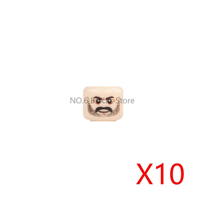 City Building Blocks Body Character Clothing Head Face DIY Parts Hair Expression Accessories Figure Headwear Helmet Bricks Toys