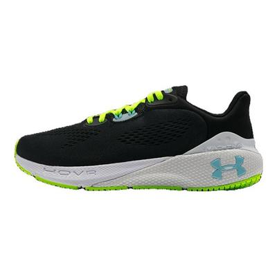 Tênis Casuais Confortáveis de Cano Baixo para Corrida Feminino Preto Verde 3026263-001