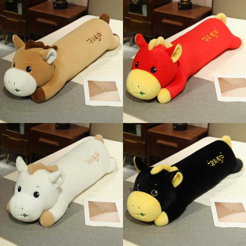 Horse Plush Pillow Large Soft Animal Cushion For Home Decor And Relaxing Comfort