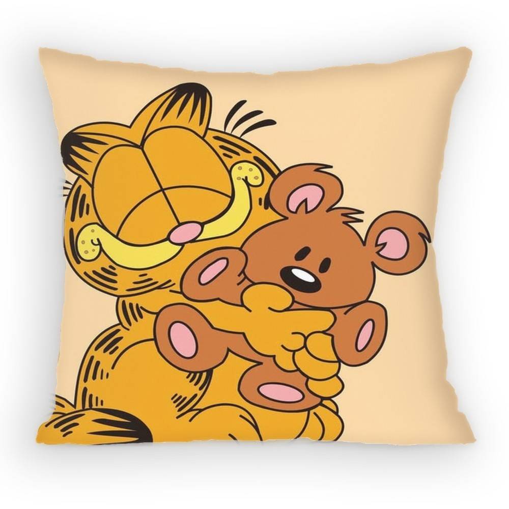 Cartoon GGarfields Anime Pillow Case Sofa Living Room Bedroom Headboard Backrest Cushion Square Cushion Nap Time