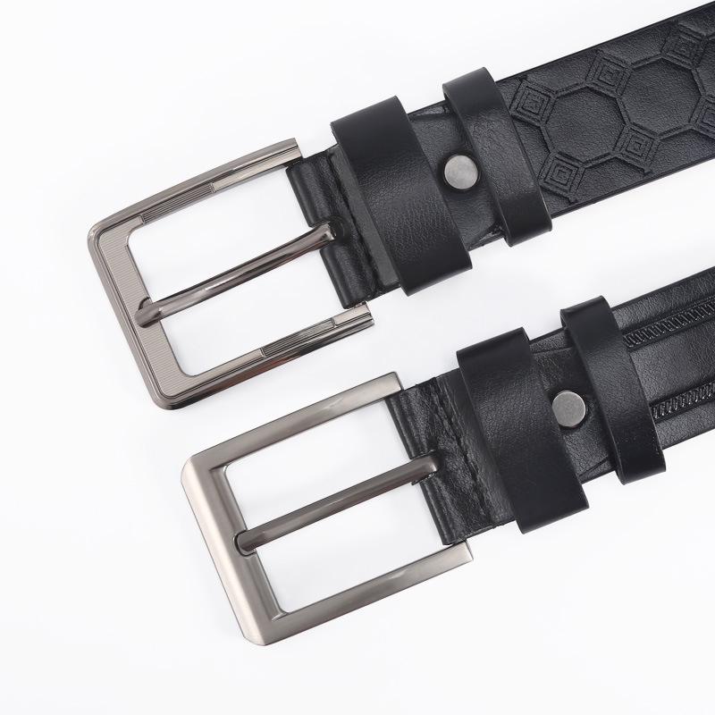European & American Casual Men's PU Leather Pin Buckle Belt