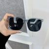 Designer Brand Square Sunglasses Women Men Casual Big Frame Sun Glasses Female Mirror Colors Luxurious Fashion