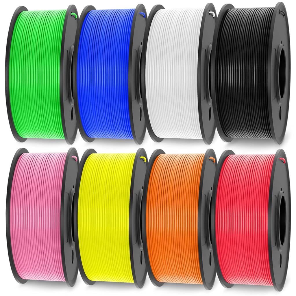 1kg 3D Printer Filament 1.75mm PLA ABS PETG Plastic Rods for 3D Printing