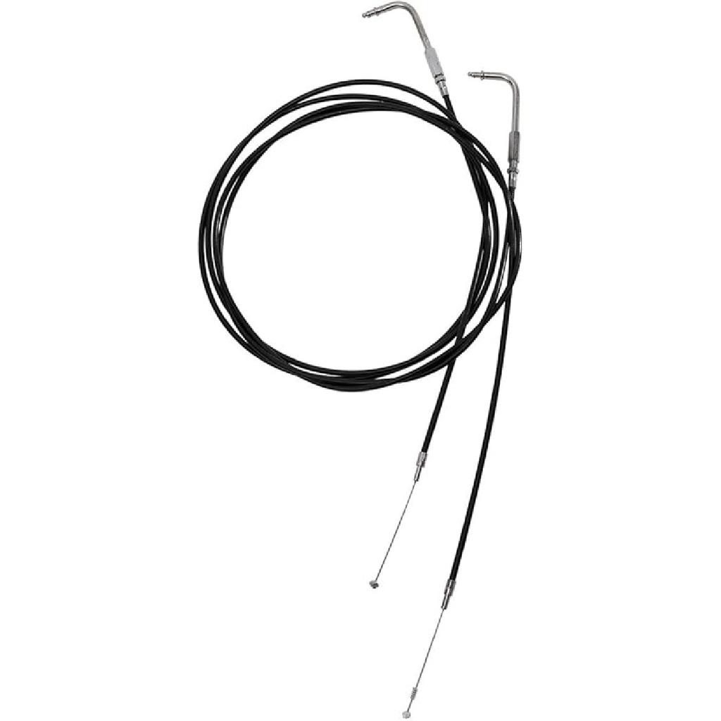 SLMOTO 80CM Black Motorcycle Throttle Cable Fit for Harley Sportster XL883 XL1200