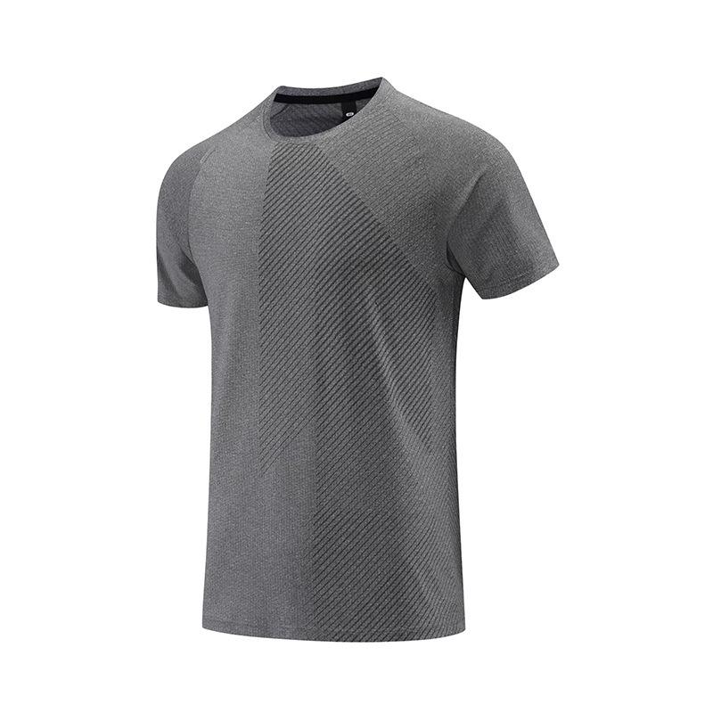 Men's Quick Dry Loose Fit Short Sleeve Sports T-shirt - Casual European American Fashion Fitness Top