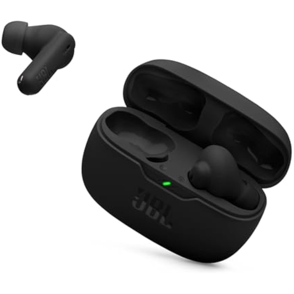 JBL Wave BEAM 2 Wireless Earphones, Active Noise Cancelling, IP54, Waterproof, Dustproof, Multi-P...