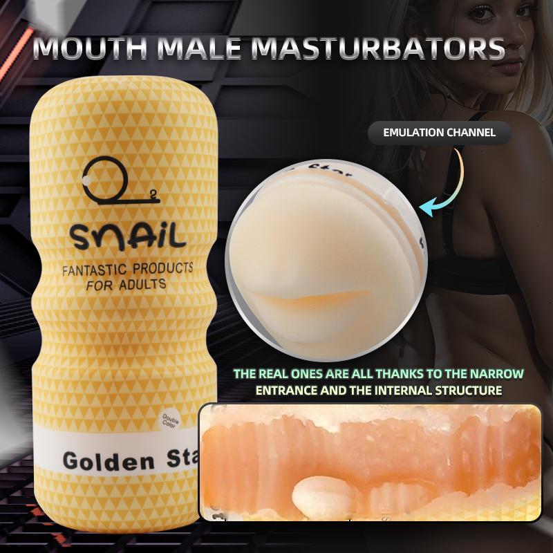 Soft Male Masturbator Cup Sucking Anal Vagina Male Masturbator,Penis Trainer, Sex Toys Adult Goods for Men