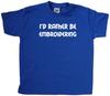 I'd Rather Be Embroidering Kids T-Shirt