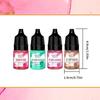 24 Bottles Ink Set Epoxy Resin Dye Jewelry Making Supplies Intense Pigment Colors Suitable for Crafting and Jewelry