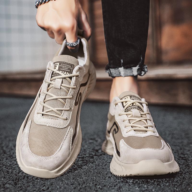 Echtes Leder Männer Schuhe Trend Bequeme Casual Schuhe Outdoor Männer Turnschuhe Mokassins Männer Wohnungen Schuhe