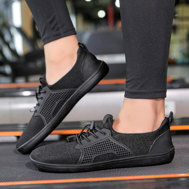 Mesh Outdoor Casual Sports Shoes Wide Toe Barefoot Walking Shoes Breathable Gym Fitness Cross-training Shoes Flats