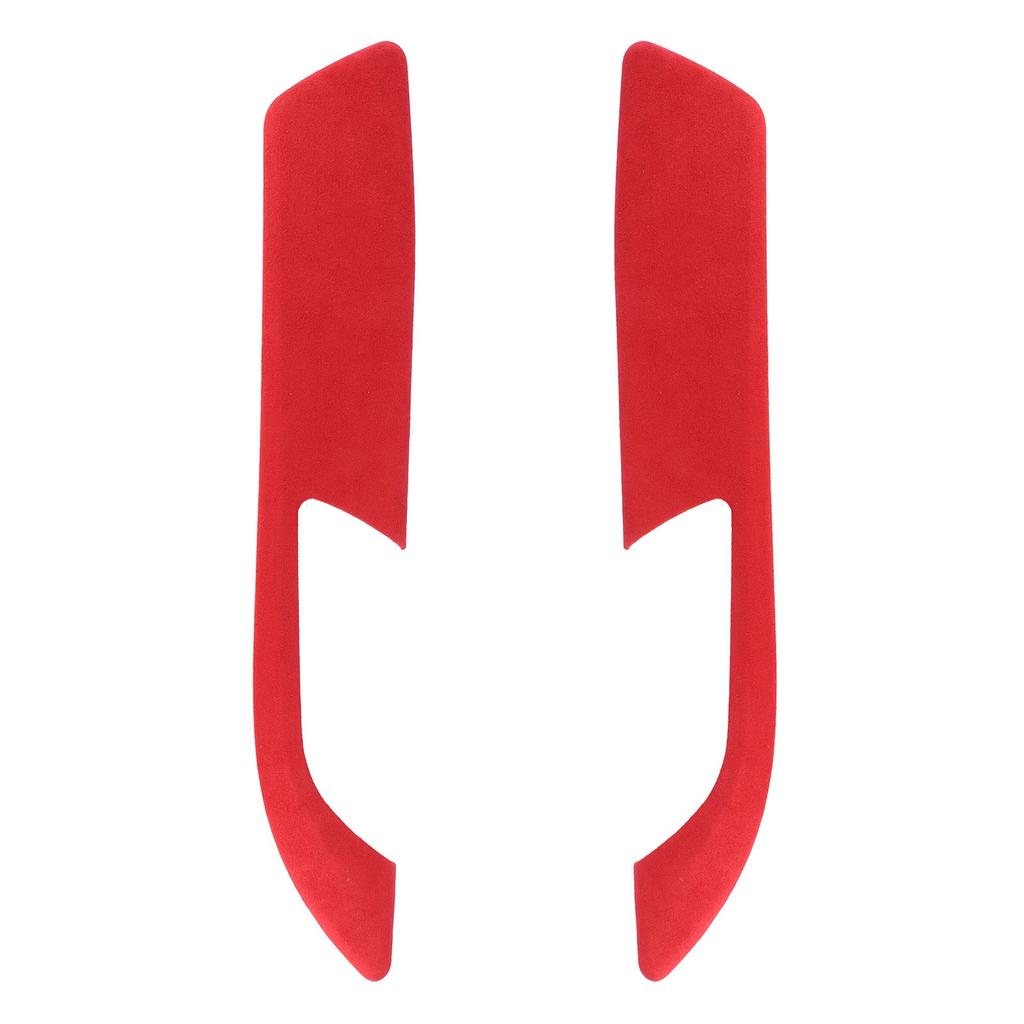 2pcs Suede Interior Door Handle Panel Cover Frame 2mm Thick Fit for  4 E89 2009‑2016
