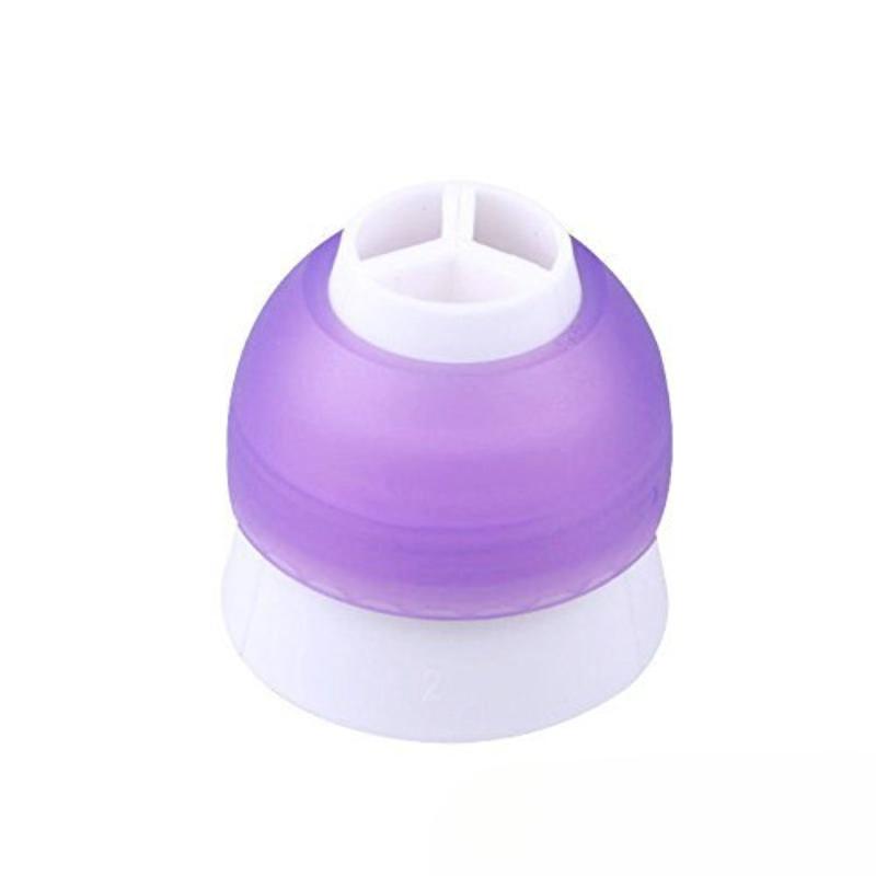 Cream Decorated Mouth Converter Home 3 Holes Cake Decoration Converter Mix 3 Colors Icing Piping Nozzle Converter Kitchen Tools