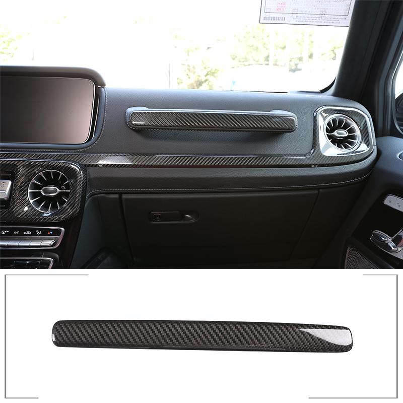 For Mercedes-Benz G-Class 2019-2020 Interior Exterior Decoration Accessories W463 G350 G500 Real Carbon Fiber Protection Sticker