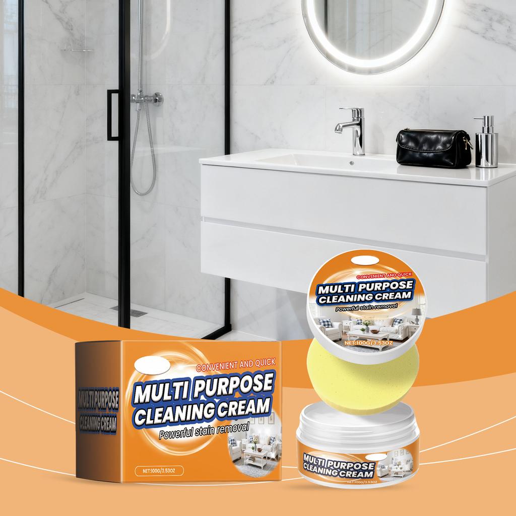 Multi-purpose Cleaning Paste; Multi-functional Cleaning, Stain Removal, And Daily Cleaning Of Household Items, Leather Goods, And Appliances.
