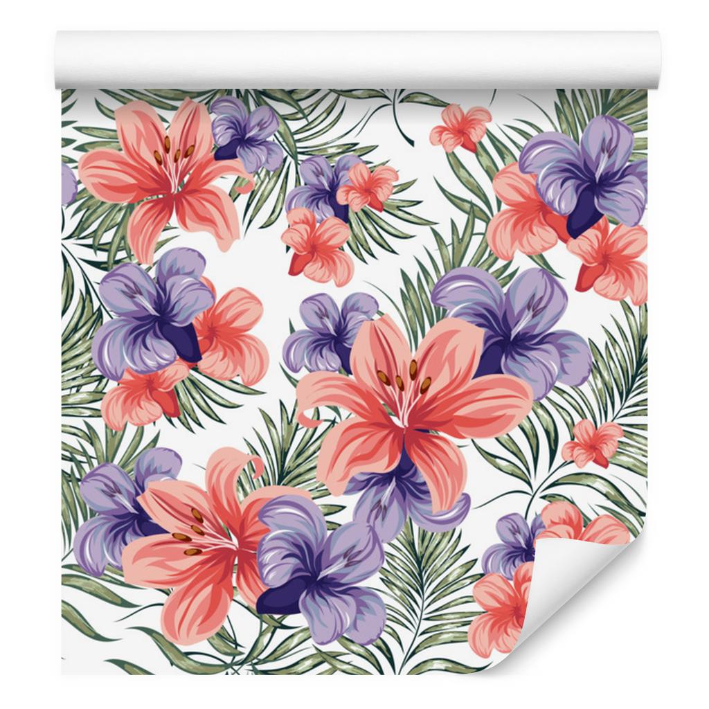 Colorful Spring Flowers Wallpaper for Living Room and Bedroom 50x1000