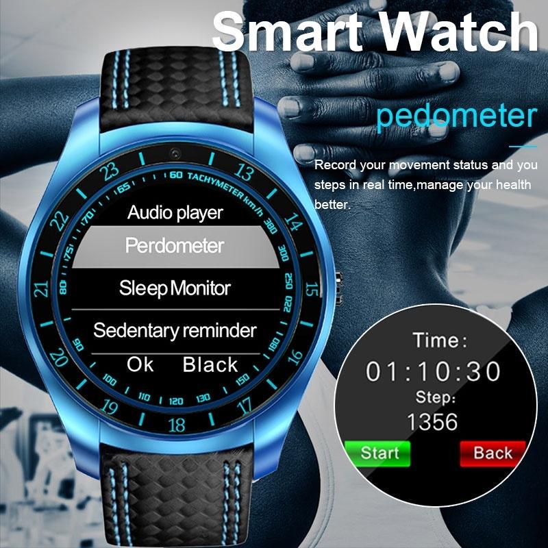 Buy V10 Smart Watch Men with Camera Bluetooth Smartwatch Pedometer