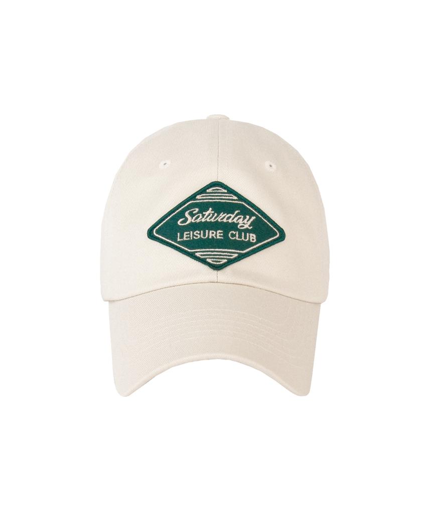 Seleodeilejeokeulleob Signature Ball Cap - Ivory & Green Patch